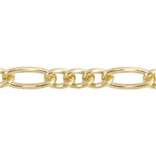 Gold-Filled 2.6mm Figaro Chain.