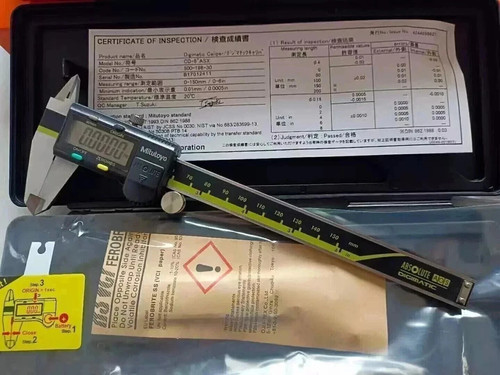 Mitutoyo Japan 500-196-30 150mm/6" Absolute Digital Digimatic Vernier Caliper - Picture 8 of 10