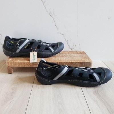 J-41 Sandals Mens 13 Black Slip On Jeep Trail Casual  display picture 1