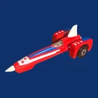 Hot Wheels Tricar X8 Evel Knievel Red White Blue Stars Blackwall Vintage 1979