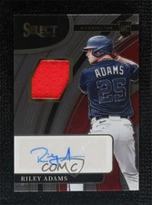 2022 Panini Select Rookie Jersey Auto 92/199 Riley Adams #RJA-RA Auto r0j
