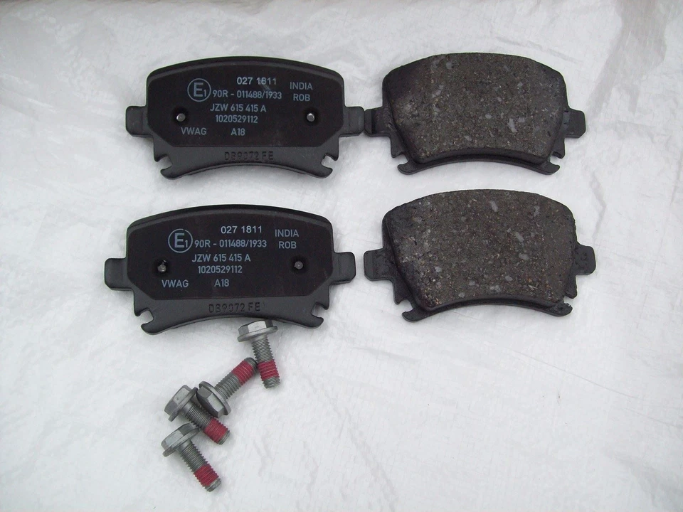 Pastillas de freno traseras genuinas para VW Golf 1K 5K AJ JZW698601AB 2003-2014 Foto 2 de 4