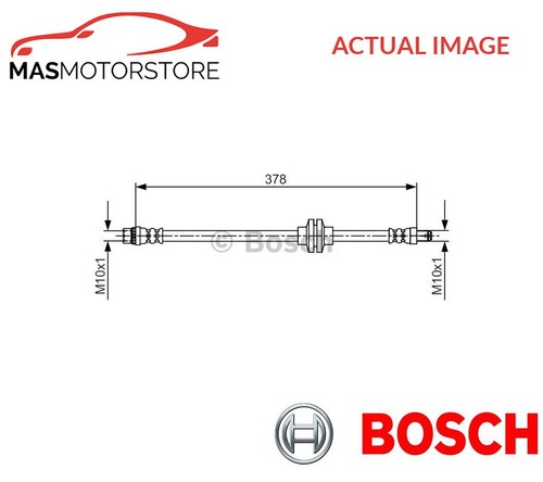 BRAKE HOSE LINE PIPE FRONT LEFT RIGHT BOSCH 1 987 481 707 P NEW OE REPLACEMENT