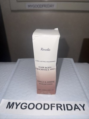 Roxelis Vanilla Jasmine Fragrance Spray, Behind the Ears Neck Wrist Exp:7/4/2028