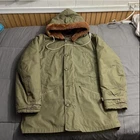 Vintage 1940s WW2 US Army Air Force Type B-11 Parka Military Jacket Size 40