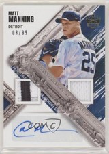 2022 Diamond Kings DK Material Signatures Gold 8/99 Matt Manning Auto 0nr3