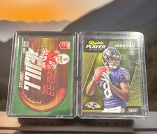 Panini Player of the Day 2023 NFL Drake Maye Lamar Jackson Trading Card Lot (2)