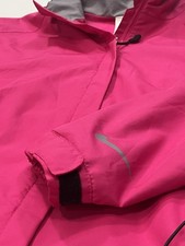 Nike Golf Storm-Fit Jacket Women  s Medium Pink Full Zip Wind Rain Shell