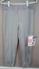 Franklin Deluxe Knicker Style Baseball-Softball Gray Pants  Size Youth XL-NWT