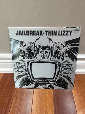 Thin LIzzy - Jailbreak LP Mercury 1980 Pressing NO CUT OUT ON FRONT COVER RARE