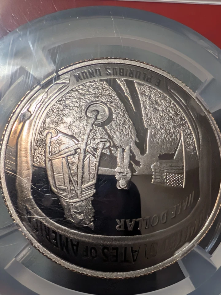APOLLO 11 50th Anniversary 2019-S 50C PF 70 Ultra Cameo Coin - NGC - Image 4 of 4