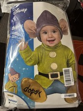 Disney Snow White Dopey Child Costume Halloween, Size 12-18 Months