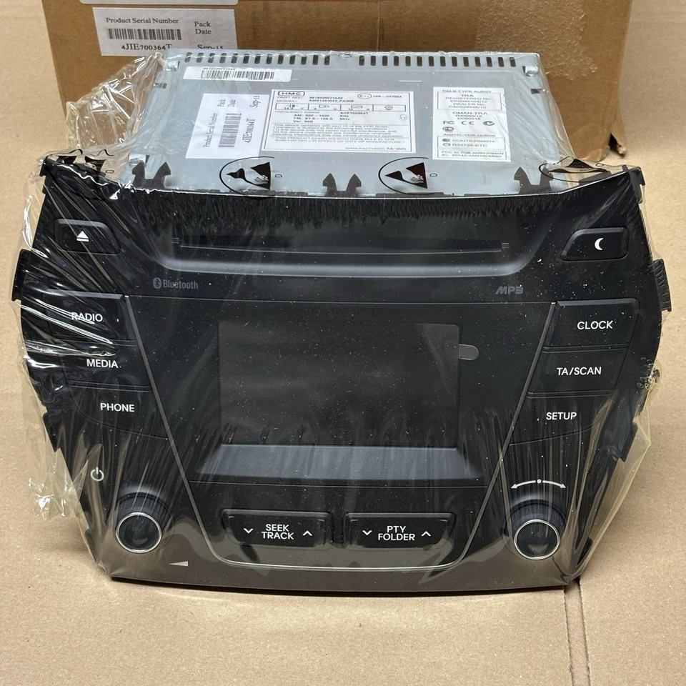 Original Hyundai Radio Autoradio Radio Unit RR1802-W7104X - Image 2 of 4