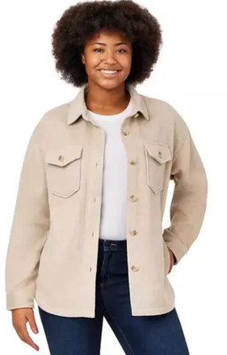 Member's Mark Women's Shacket Size M Toasted Heather