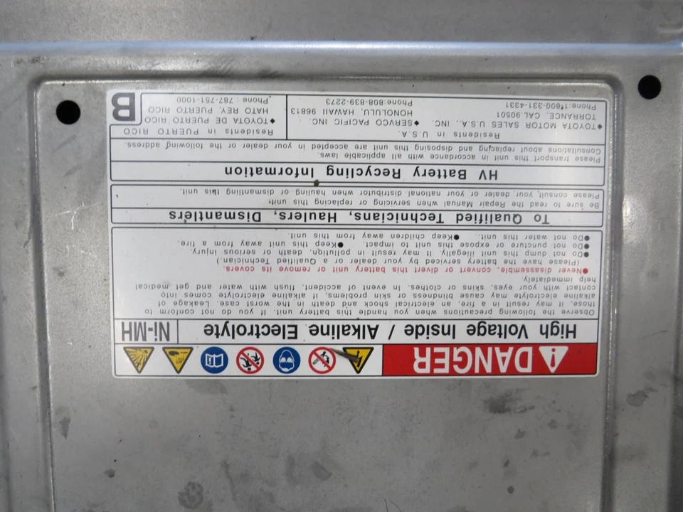 BATERÍA HÍBRIDA COMPATIBLE CON 11 12 13 14 15 16 17 18 TOYOTA PRIUS SOLO RECOGIDA Foto 3 de 4