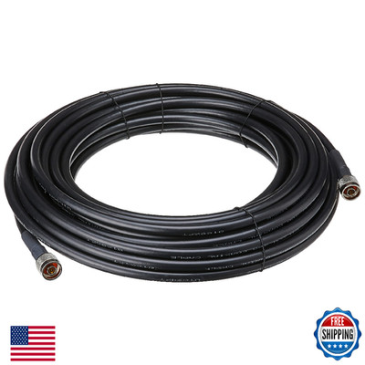 Wilson Electronics weBoost 50 ft. Black WILSON-400 Ultra Low Loss Coax Cable (N-