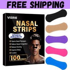 100 Count Extra Strength Nasal Strips - Snoring Relief  Enhanced Breathing