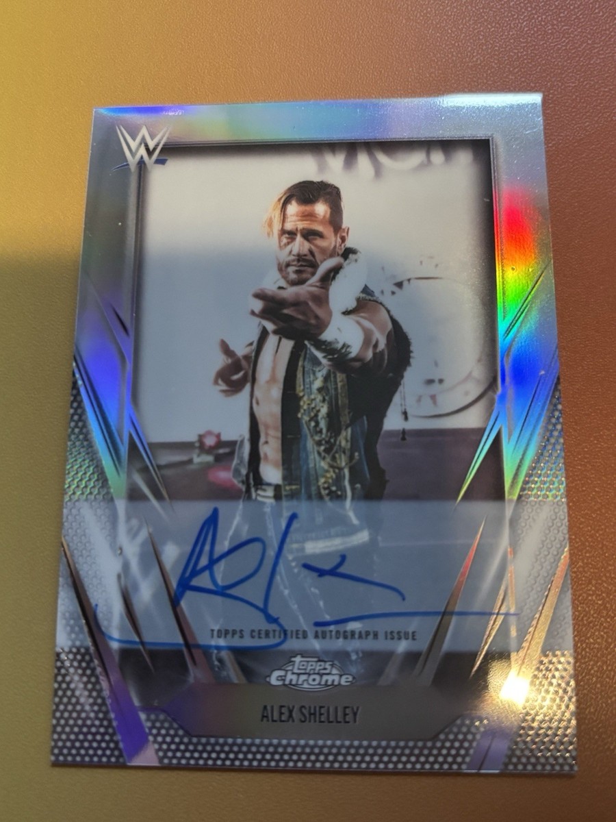 End of the worldのサイン入りメガジャケ 2026 WWE Topps Chrome Alex Shelley Autograph Refractor | eBay