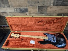 2008 Fender Jazz Bass Usa Black With Hard Shell Case