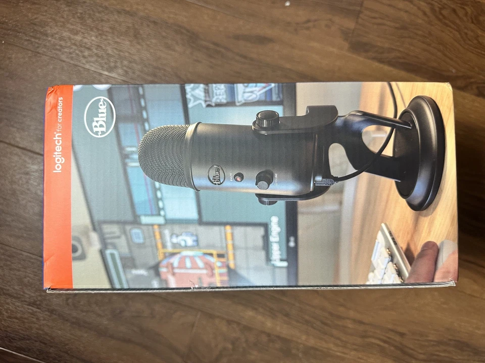 Blue Yeti USB Microphone - Black - Opened unused   - Image 3 of 3