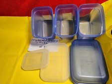 Tupperw 4 x"Swing-Box" Ersatz Ergänzungs-Behälter 2 Deckel so Bilder 450ml/350ml