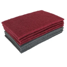 8 Scuff Pad Variety Pack, 4 Each Maroon, Gray, Scuffing, Scouring, Sanding, C...