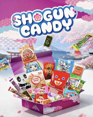 Shogun Candy T30 Japanese Candy Snack Variety Box | 30 Items per box