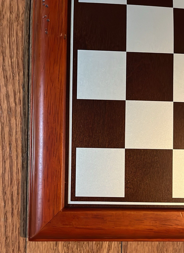 15.5” Checkers Chess Game Board - Picture 2 of 5