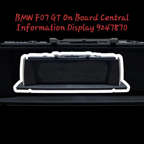 BMW F07 GT On Board Central Information Display Screen Monitor 10,25" 9247870