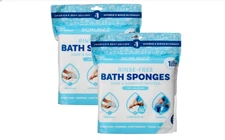2-Pack Scrubzz Disposable No Rinse Bathing Wipes All-in-1 Single Use Shower Wipe