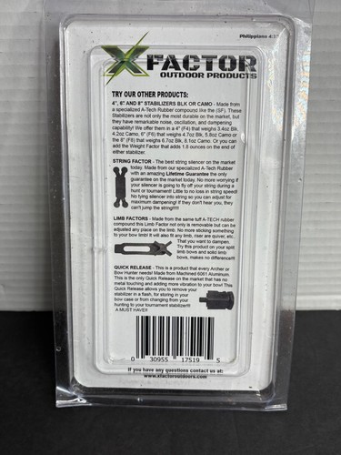 X-Factor Supreme Wrist Sling Bow Archery Camo Camouflage Paracord Rubber Yoke - Picture 2 of 5