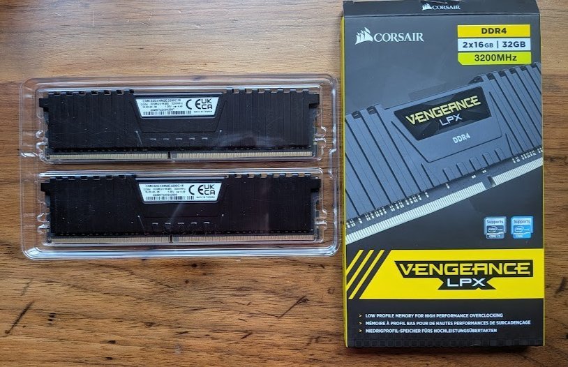 Corsair Vengeance LPX DDR4 SDRAM DIMM 32GB (2x16GB) 3200MHz