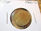 1910-S LINCOLN WHEAT CENT F/VF     34