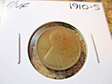 1910-s Lincoln Wheat Cent Fvf 34