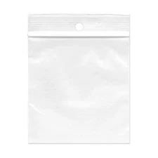 1000-10000 Zipper Self Seal Plastic Reclosable 2 Mil Top Lock Hang Hole Poly Bag