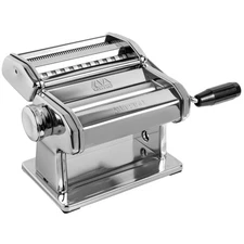 Atlas 150 Chrome Steel Pasta Maker - Roll & Cut Delicious Fresh Pasta at Home
