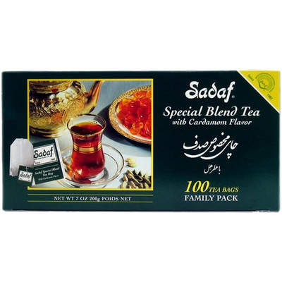 Cardamom Tea Bags - Special Blend Tea with Cardamom - Ceylon Black Tea - Quickte