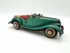 Vintage Japan Tin MG Roadster Convertible Car Toy Non Working