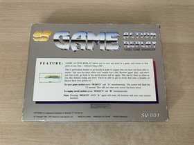 QJ Game Action Replay SV-801 For Nintendo NES - Complete In Box!