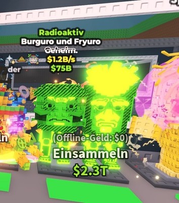 Radioactive 1,2B Burguro and Fryuro Steal a Brainrot Secret Selten Top Preis