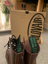 Toast Solovair Oxblood Hi-Shine 11 Eye Astronaut Lace Up Combat Boots 6 6.5 7