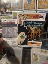 DBZ Raditz 616. Signed & Quoted Justin Cook. JSA. Hard Stack.
