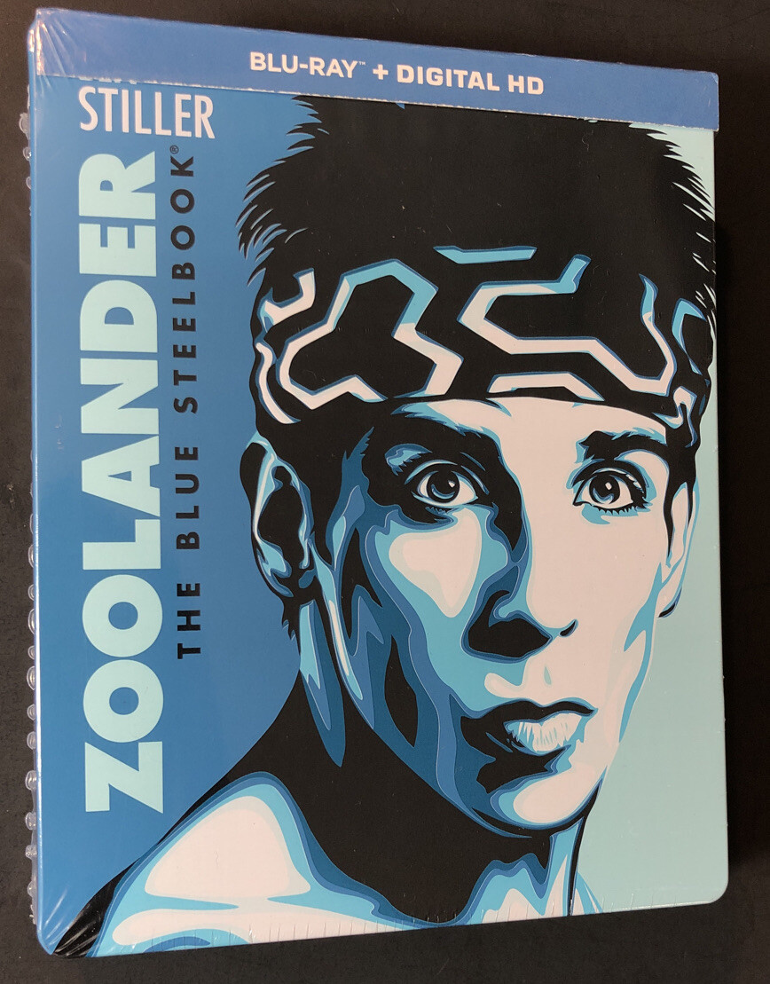 Zoolander [ The Blue Limited Edition STEELBOOK Set ] (Blu-ray Disc) NEW ...