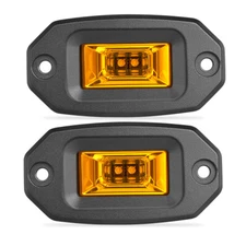 2x 4" LED Surface Mount Backup Reverse Work Light Bumper for FORD BRONCO Trailer