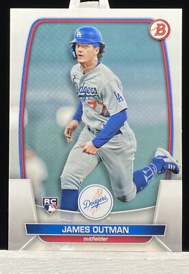 ウェア outman 2023 Bowman James Outman Base RC #13 Dodgers A1076 | eBay
