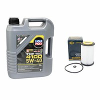 MotoröL ÖL ÖLfilter Set SH4088L Toptec 5W40 5 Liter FüR Audi A3 TT Seat Skoda VW