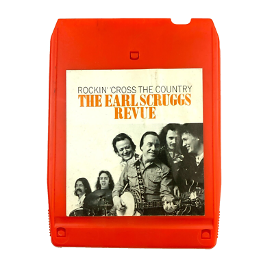 The Earl Scruggs Revue Rockin' 'cross The Country 8-Track Tape CA