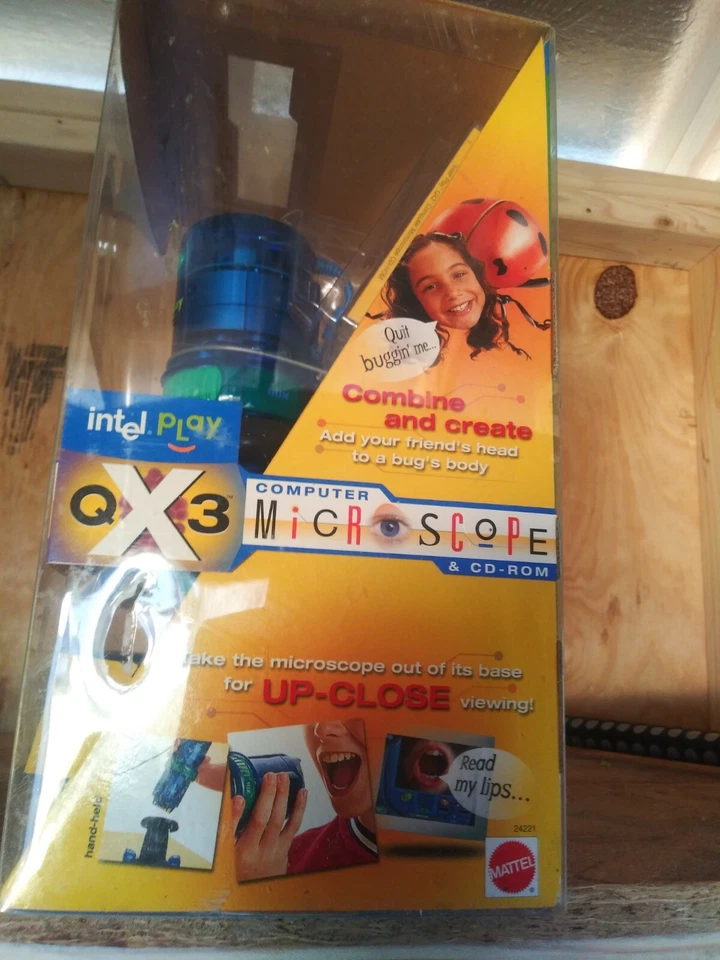 Azul digital: microscopio QX3 y CD-ROM Foto 3 de 3