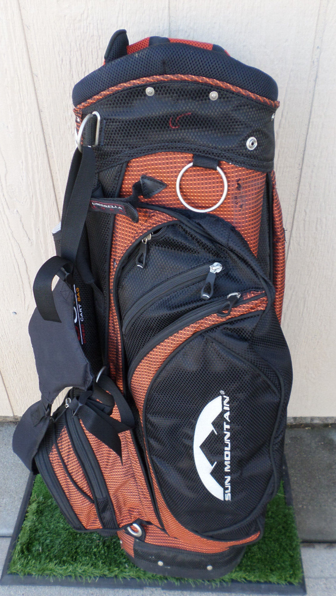 Sun Mountain SCB Way Orange Black Speed Cart Golf Bag