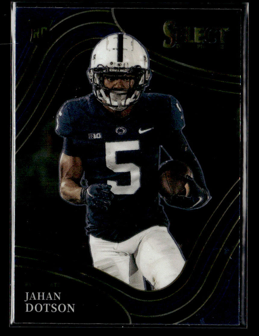 2022 Panini Select Draft Picks #196 Jahan Dotson Blue (Retail Base) card